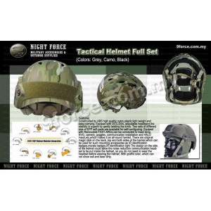 Tactical Helmet Full set