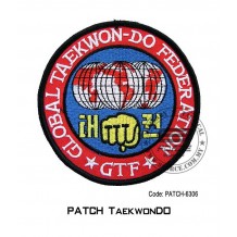 PATCH TAEKWONDO G.T.F. 4" (patch6306)