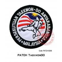 PATCH TAEKWONDO 4"  (patch6308)