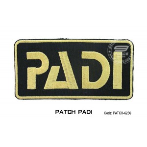 Patch DIVER PADI - black (patch6236)