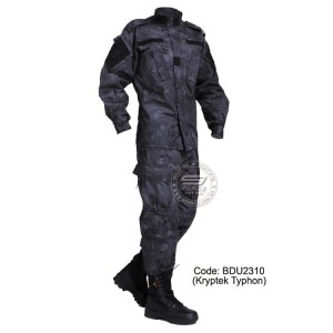 KRYPTEK TYPHON - Military BDU (Battle Dress Uniform) Shirt + Pants, Polyester / Cotton Twill, Customize order, 2 weeks delivery (BDU2310)