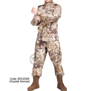 KRYPTEK NOMAD - Military BDU (Battle Dress Uniform) Shirt + Pants, Polyester / Cotton Twill, Customize order, 2 weeks delivery (BDU2309)