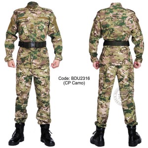 CP Camo - Military BDU (Battle Dress Uniform) Shirt + Pants, Polyester / Cotton Twill, Custom order, 2 weeks delivery (BDU2316)