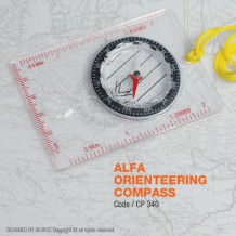 ALFA ORIENTEERING COMPASS - CP340
