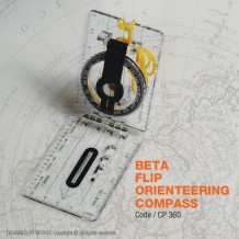 BETA FLIP ORIENTEERING COMPASS - CP360