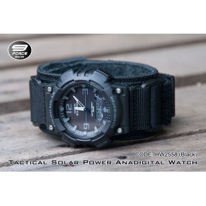 Tactical Solar Power Anadigital Watch